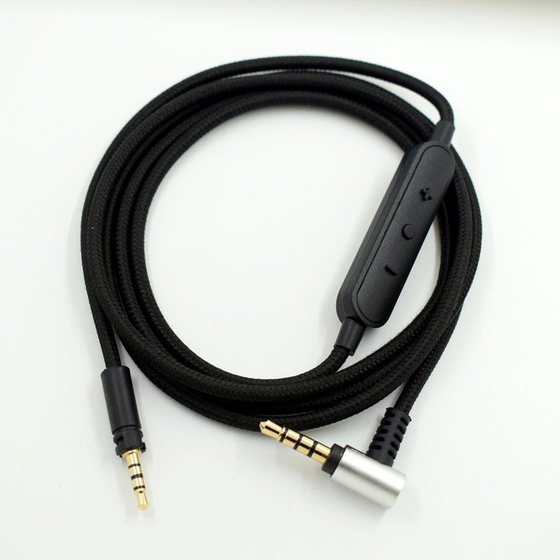 Wired Earphone Mic - ヘッドフォンオーディオワイヤー ゼンハイザー HD400S HD350BT HD4.30 HD4.40BT