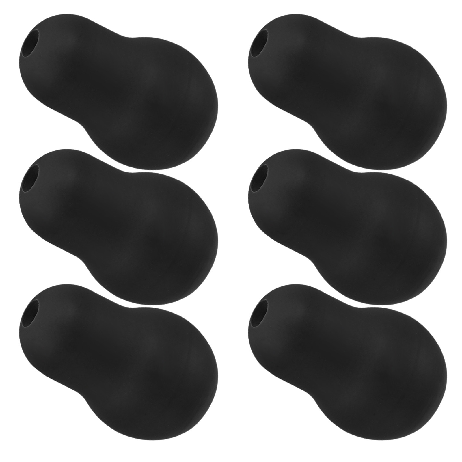 Silicone Ear Tip Replacement - 6個入り聴診器イヤーチップ交換用ソフトシリコン耳栓、長時間装着可能、ノイズ低減、確実なフィット感の聴診器イヤーピース
