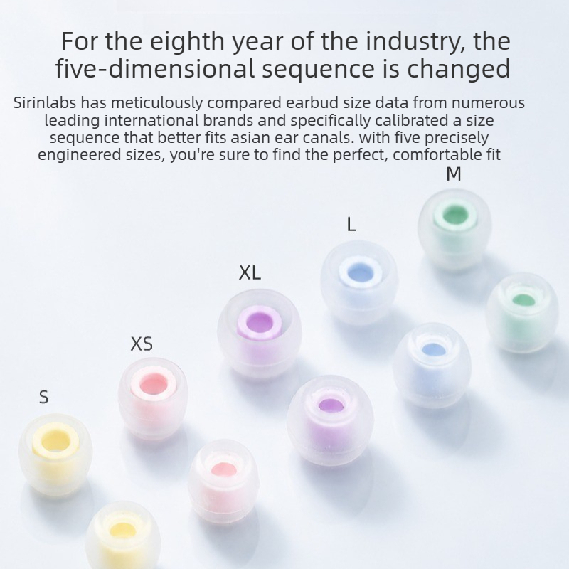 SIRINLABS製、MOUSSE対応、シリコン製イヤーチッ - Silicone Ear Tip Replacement のレビューと価格