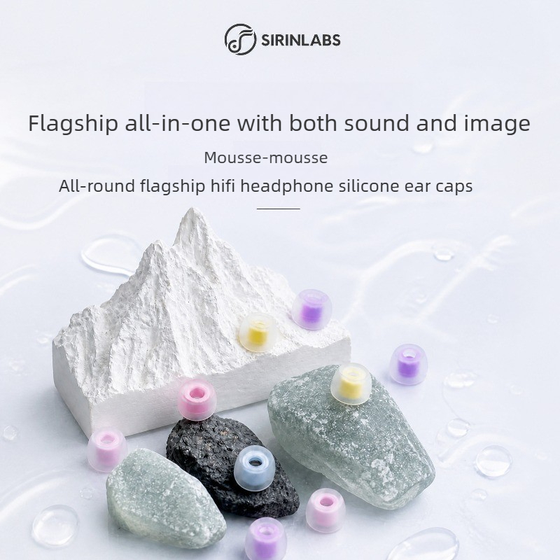 SIRINLABS製、MOUSSE対応、シリコン製イヤーチッ - Silicone Ear Tip Replacement のレビューと価格