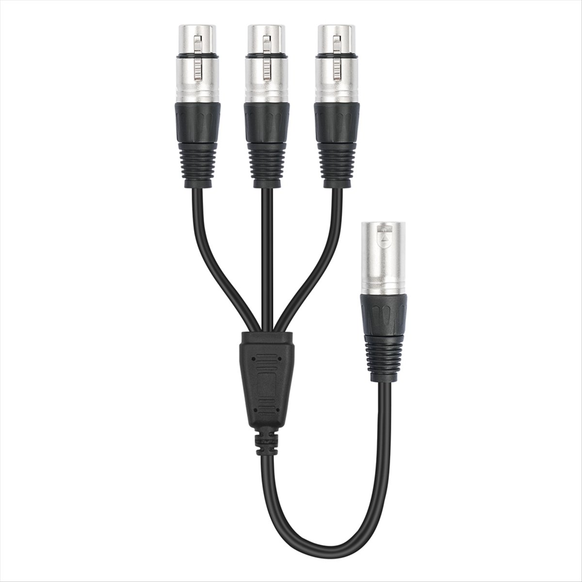 (PQWN) 3ピン XLR オス - 3 メス Y スプリ - Audio Splitter Y のレビューと価格