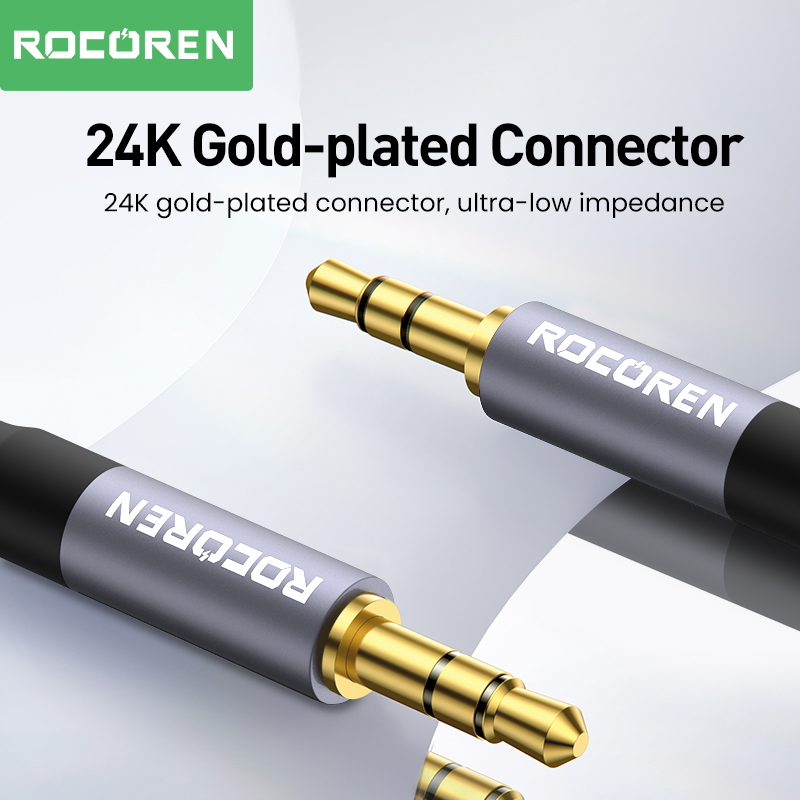 Rocoren-オーディオケーブルジャック,3.5mm,オス - Cable Extension 3.5 のレビューと価格