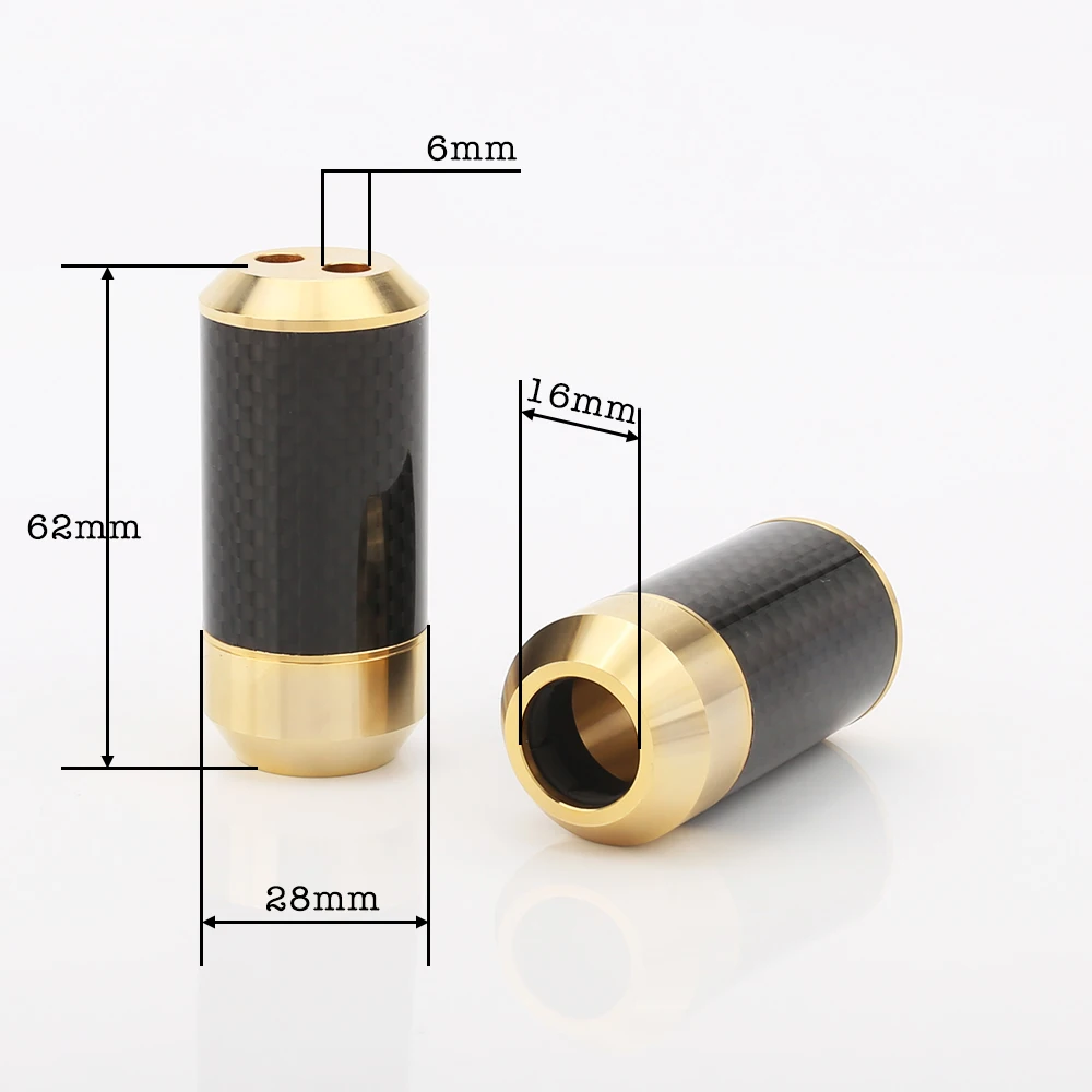 Audiocrast カーボンファイバー製、金メッキ加工、1 - Audio Splitter Y のレビューと価格