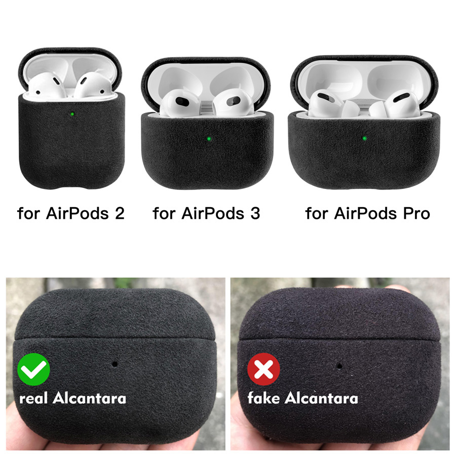 アルカンタラケース AirPods Pro 2 高級人工皮革 - Bluetooth Headset On Ear のレビューと価格