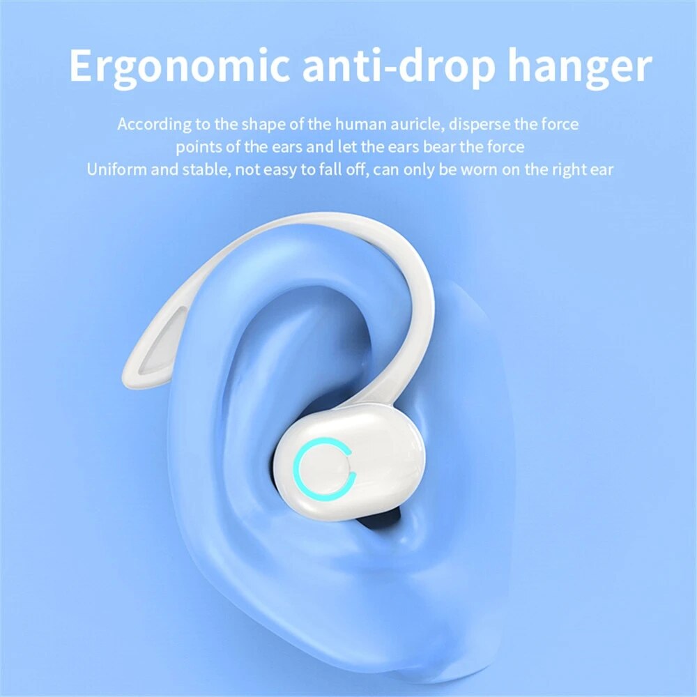 Bluetooth 5.2 ワイヤレスヘッドセット片耳フック - Bluetooth Headset On Ear のレビューと価格